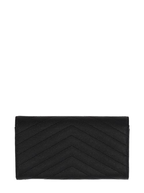 Cassandra matelassé large flap wallet Saint Laurent | 372264BOW011000